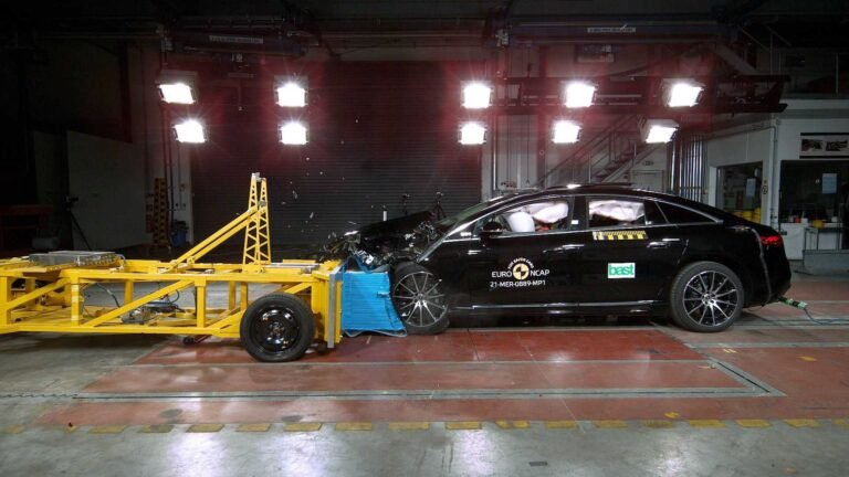 Pruebas de choque Euro NCAP El Mercedes-Benz EQS 2021