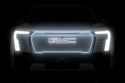 2023 gmc sierra denali ev teaser 1