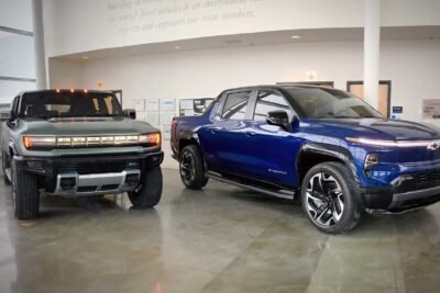 2024 gmc hummer ev suv and 2024 chevrolet silverado ev rst first edition
