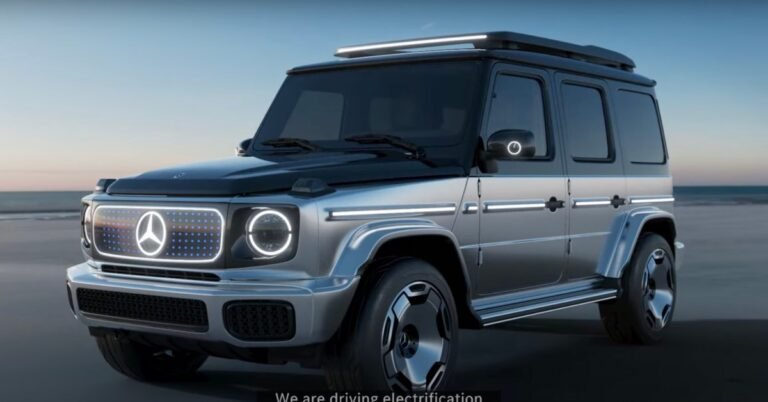 El concepto Mercedes Clase G EQG impresiona a los aficionados al todoterreno en la IAA