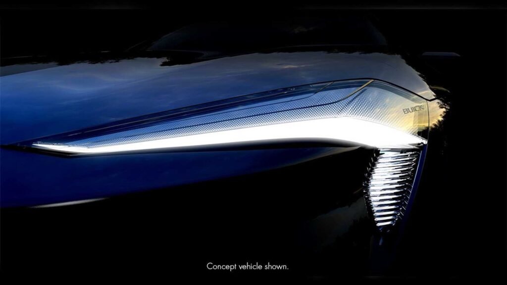 buick electric crossover concept teaser