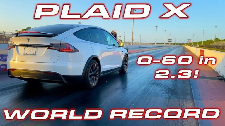 Mira al Tesla Model X Plaid correr el cuarto de milla en 9,75 segundos