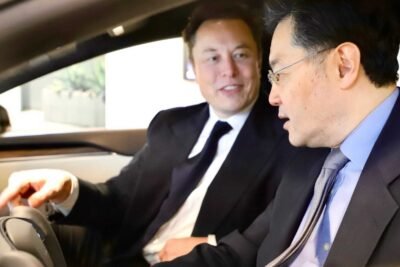 elon musk and ambassador qin gang