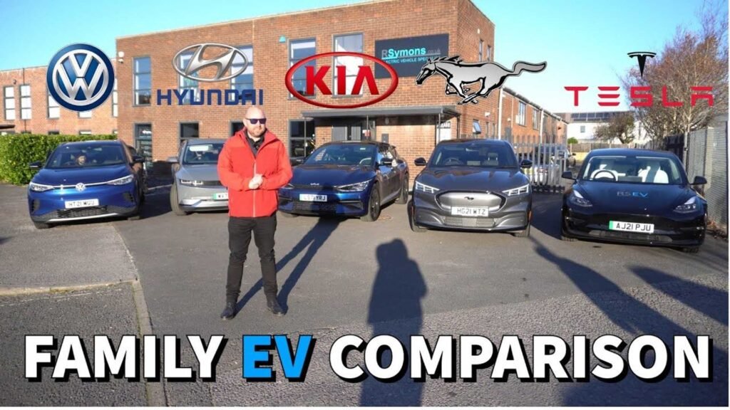 family electric vehicle range and charging road trip race