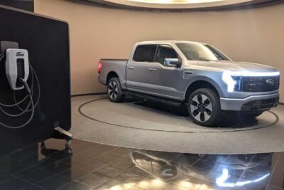 ford f 150 lightning with ford charge station pro