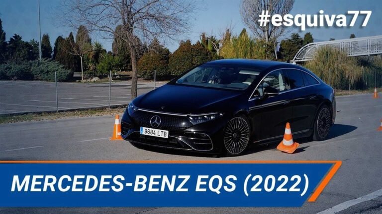 Mercedes-Benz EQS publica el resultado promedio de la prueba de alces