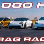 Porsche Taycan Turbo S no puede manejar más de 1,000 HP Tesla y Lucid