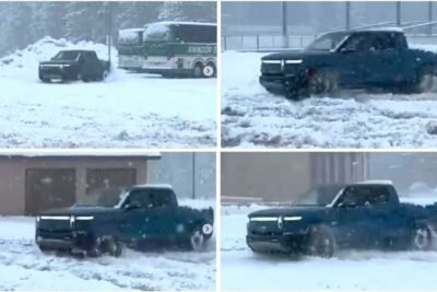 rivian r1t snow source aimen shawki