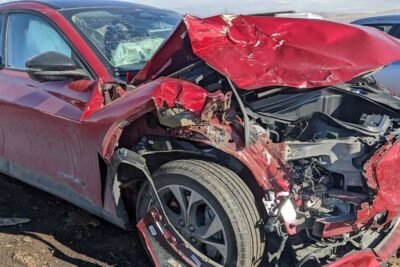 sturtevant mach e front damage