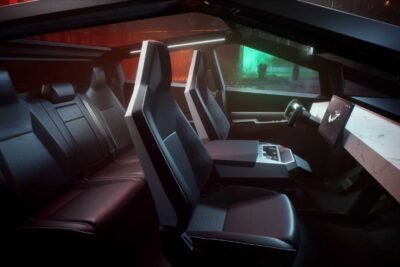 tesla cybertruck interior