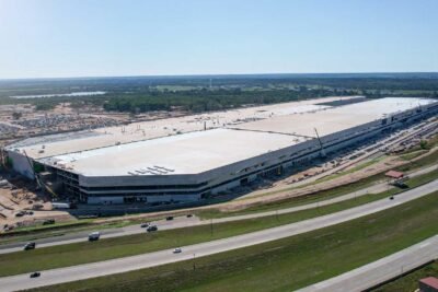 tesla giga texas gigafactory 5 exterior tesla q3 2021 report