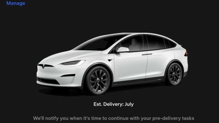 Algunos pedidos iniciales del Tesla Model X ahora se retrasan hasta julio de 2022