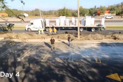 tesla supercharger build